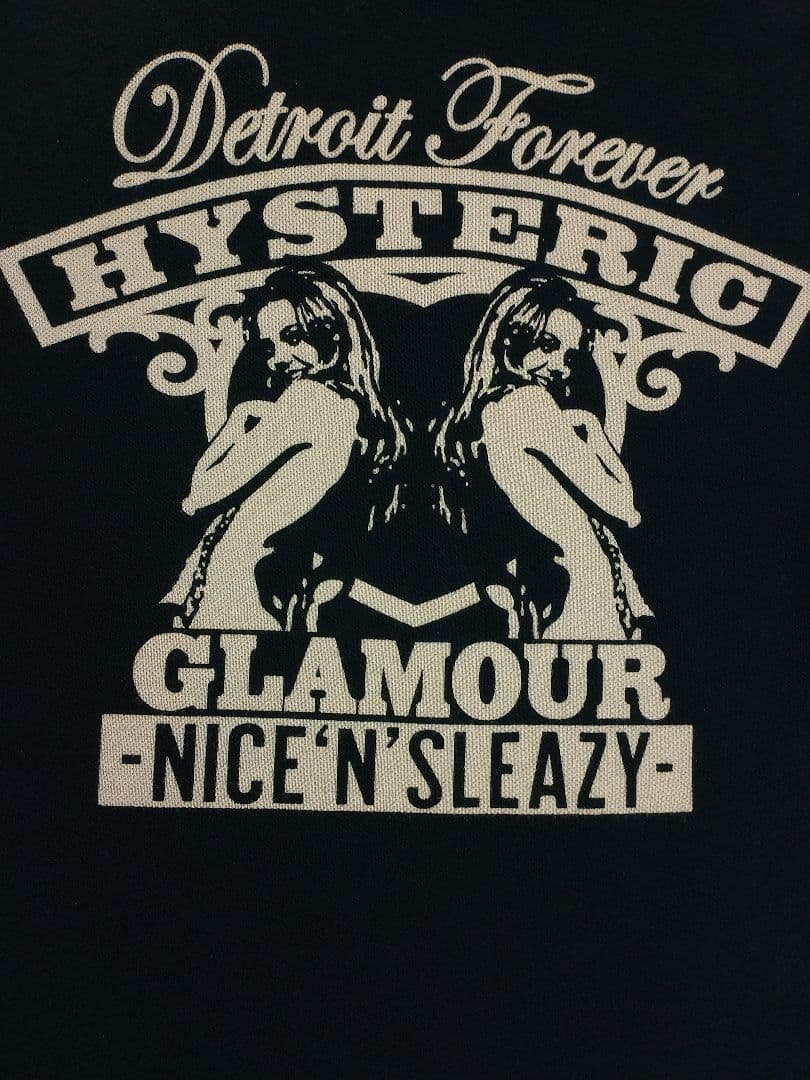 【貴重】ヒステリックグラマー デトロイトヒスガール ポロシャツ ブラック