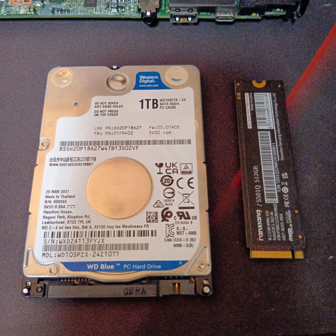 M70q i5-10世代 16G SSD512G+1TB Wi-Fi6