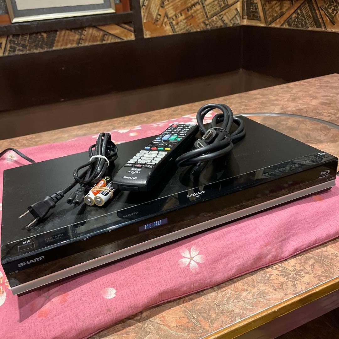 SHARP BD-W580 12倍録 500GB 純正リモ等付フル装備 完動品！