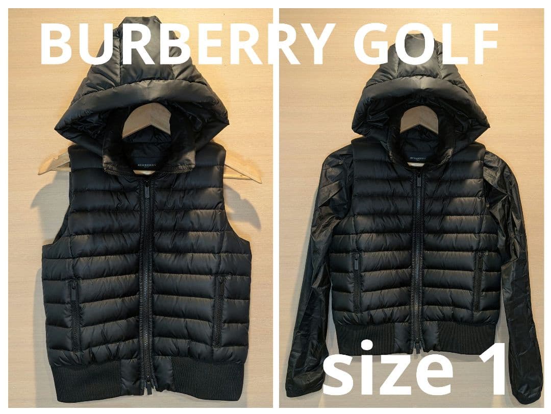 BURBERRY GOLF 3way ダウン バーバリー フード付 袖付