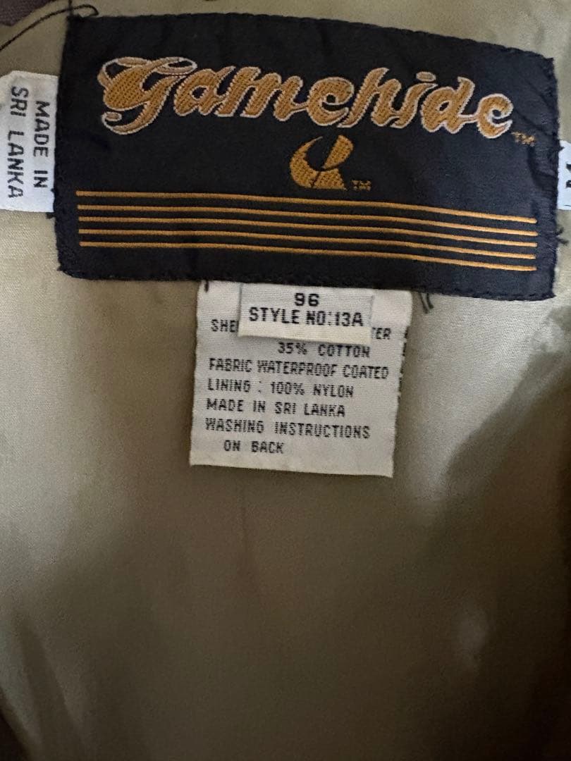 Gamehide カモ柄 ジャケット ハンティング 防水 アウトドア