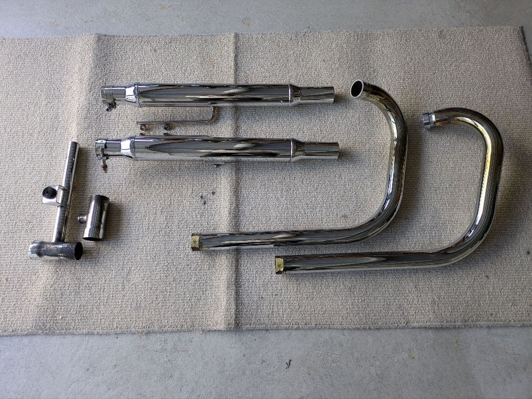 w800 ボートラップ　シガーマフラー