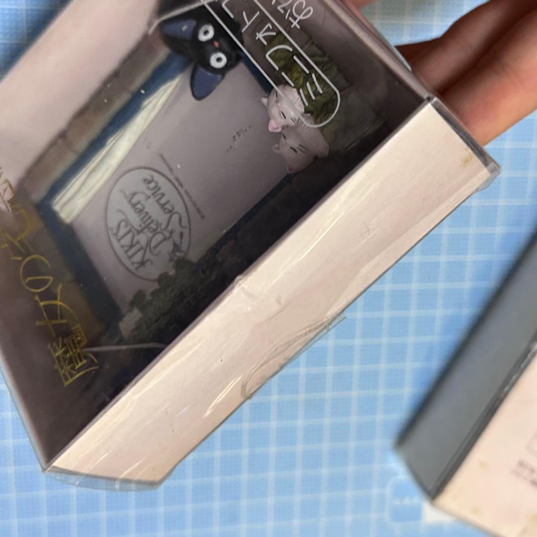 ジブリ　魔女の宅急便 ジジ　黒猫 ミニフォトフレーム　バッジ　セット