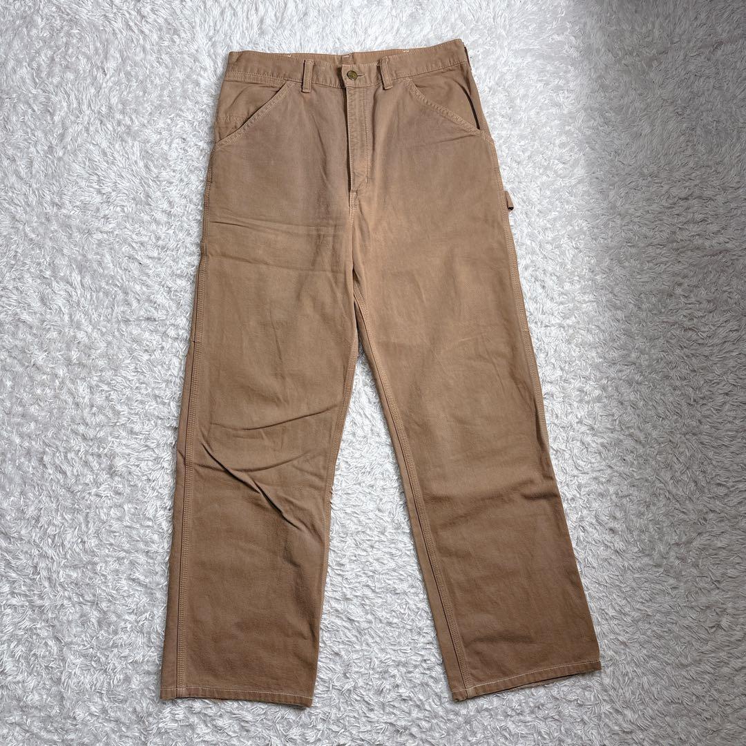 Carhartt ダック生地 コットン ペインターパンツ 31×34 裾上げあり