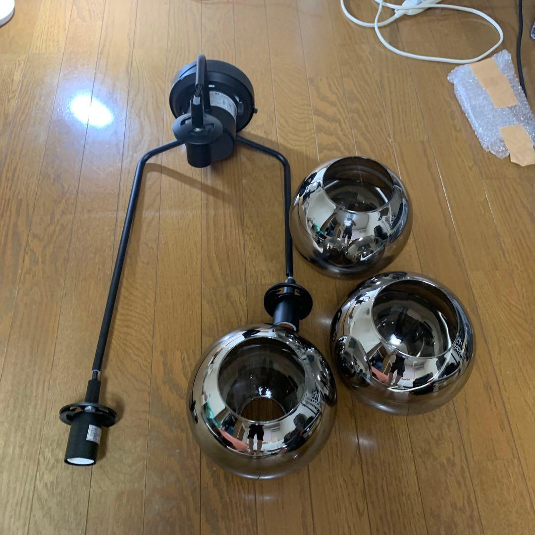 NITORI ペンダントライト VERRE 3T グレー