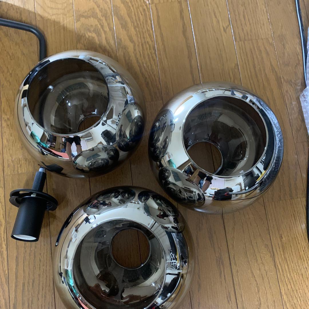 NITORI ペンダントライト VERRE 3T グレー