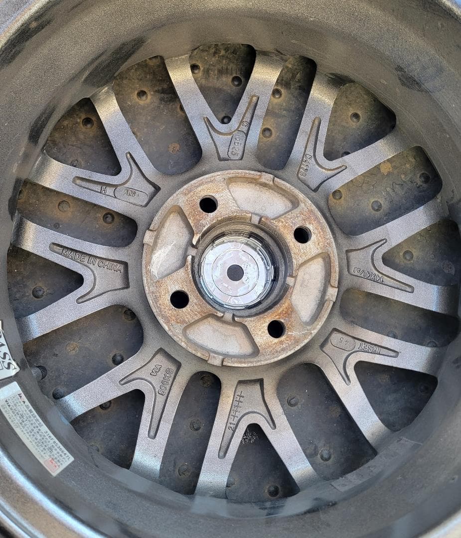 手渡し可■埼玉■社外14インチ＋バリ山スタッドレス 155/65R N BOX