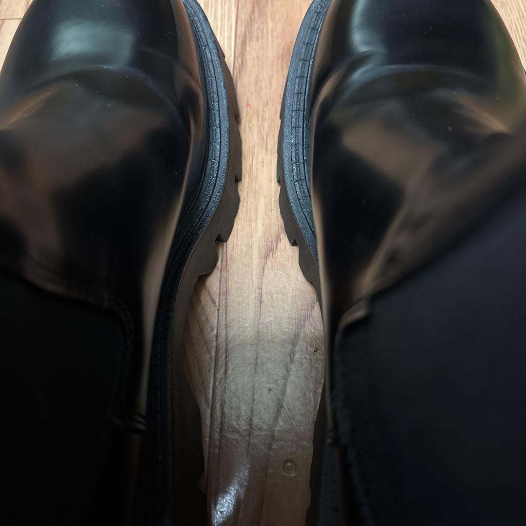 【 ZARA 】 チャンキートラックソール チェルシーブーツ （42）