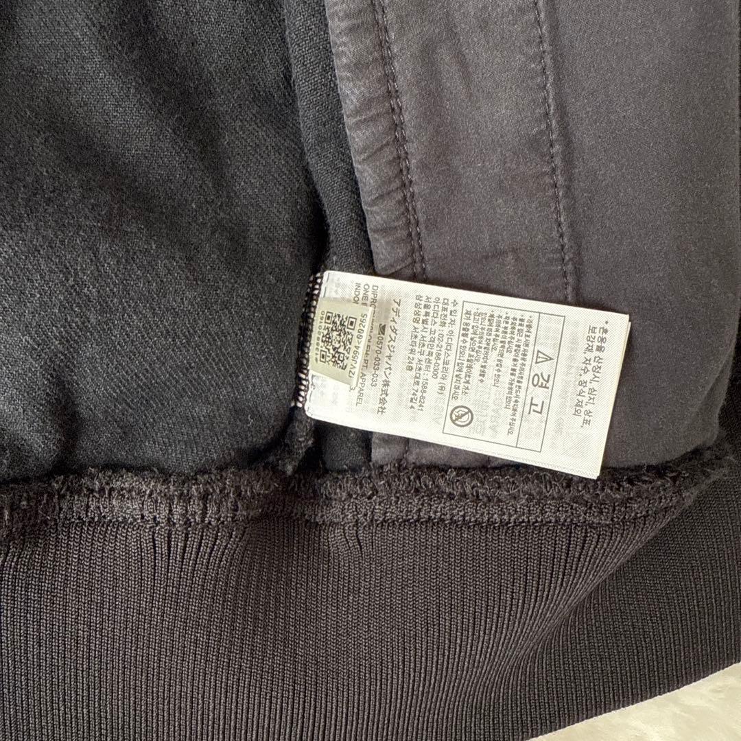 adidas デニムトラックトップ xsブラック　デニムジャケット　y2k