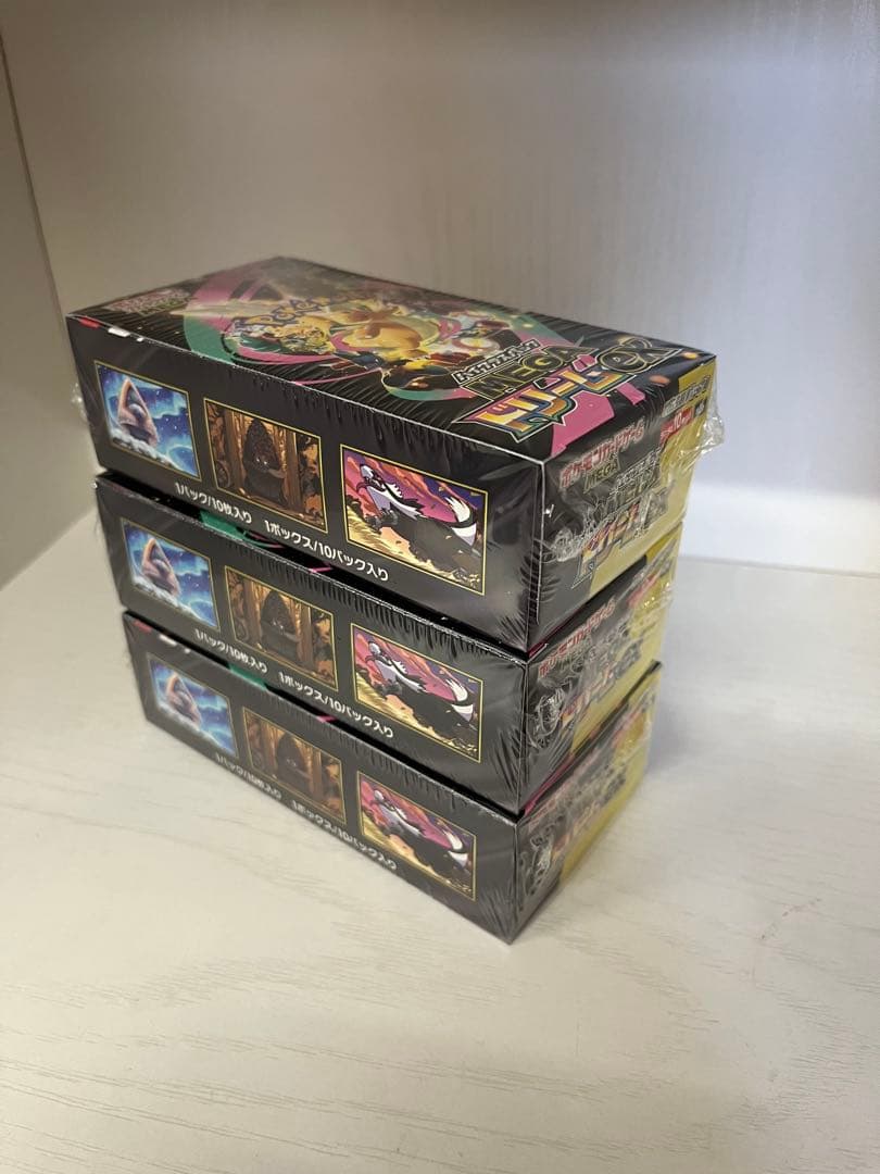 【新品未開封シュリンク付】ポケモンカードゲーム メガドリームEX 3BOX
