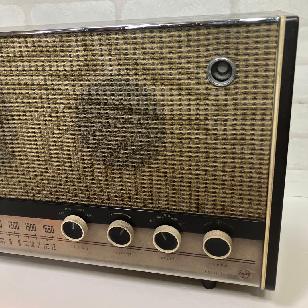 1957年　ナショナル5球スーパーラジオ　真空管ラジオ　Hi-Fi EA-700