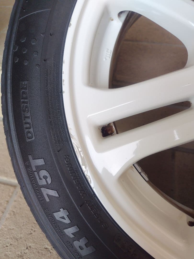 N-BOX+ JF1 純正 14インチ アルミホイール 新品タイヤ 岐阜 手渡し