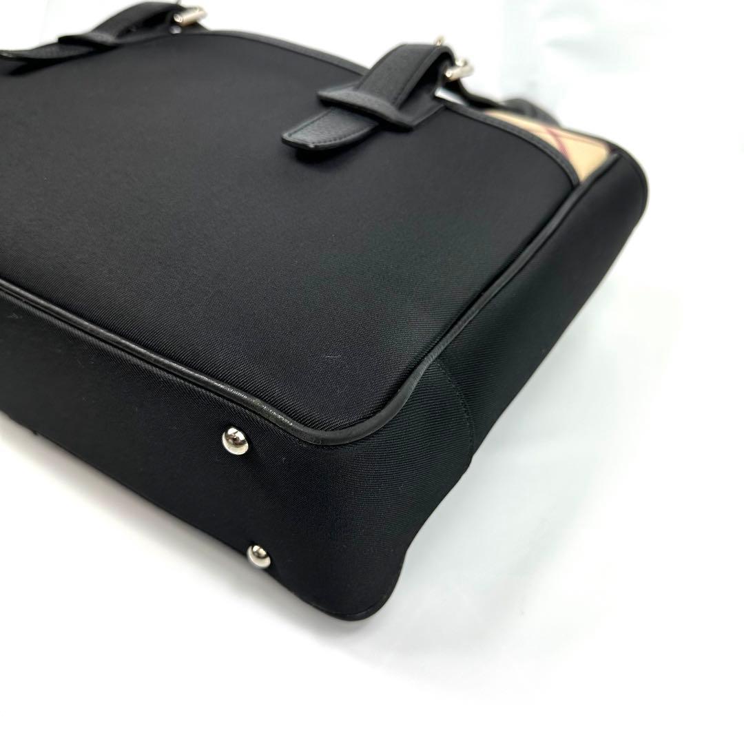 【美品】 バーバリー ノバチェック トートバッグ ビジネスバッグ A4可