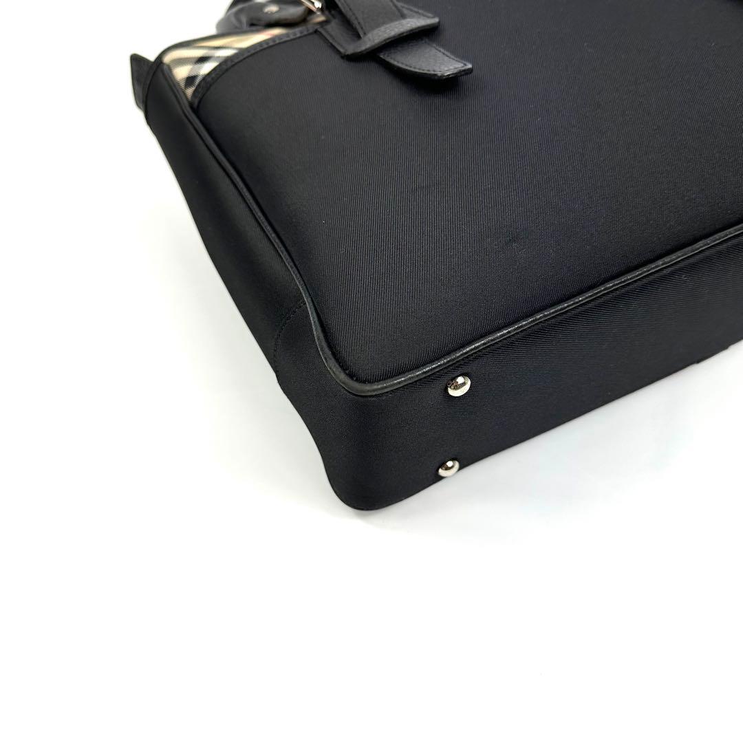 【美品】 バーバリー ノバチェック トートバッグ ビジネスバッグ A4可