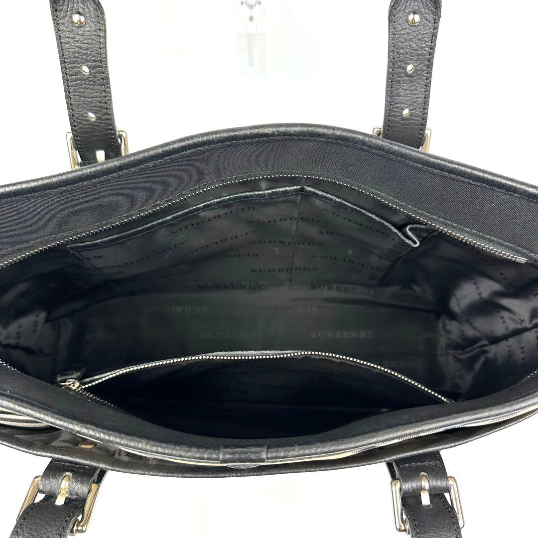 【美品】 バーバリー ノバチェック トートバッグ ビジネスバッグ A4可