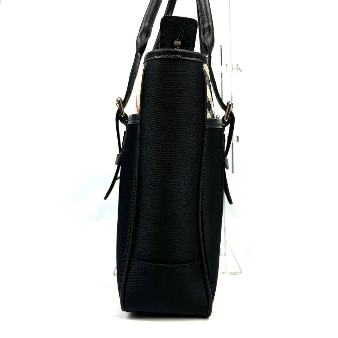 【美品】 バーバリー ノバチェック トートバッグ ビジネスバッグ A4可