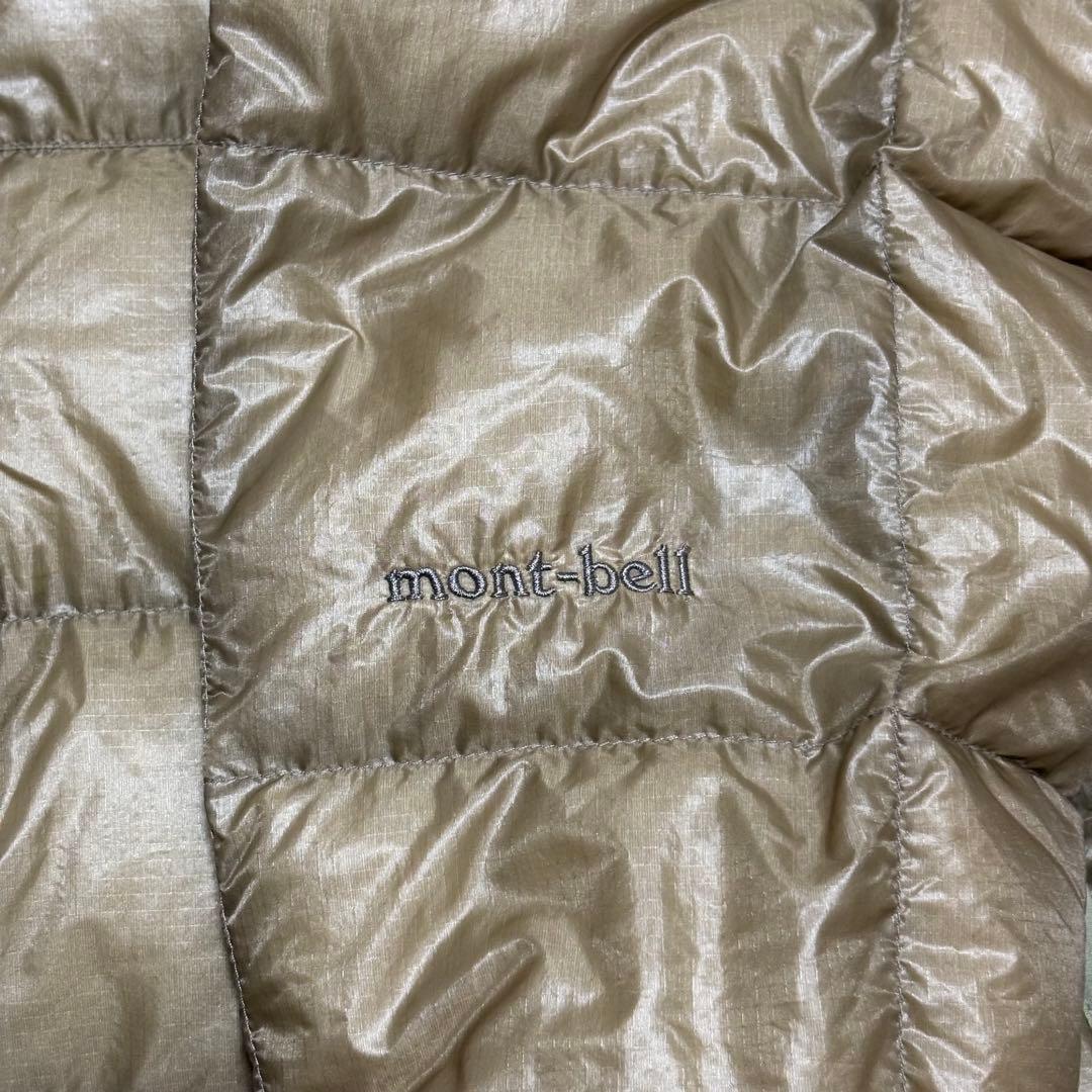 【2月12日まで】mont-bell ダウンジャケット ゴールド ベージュ