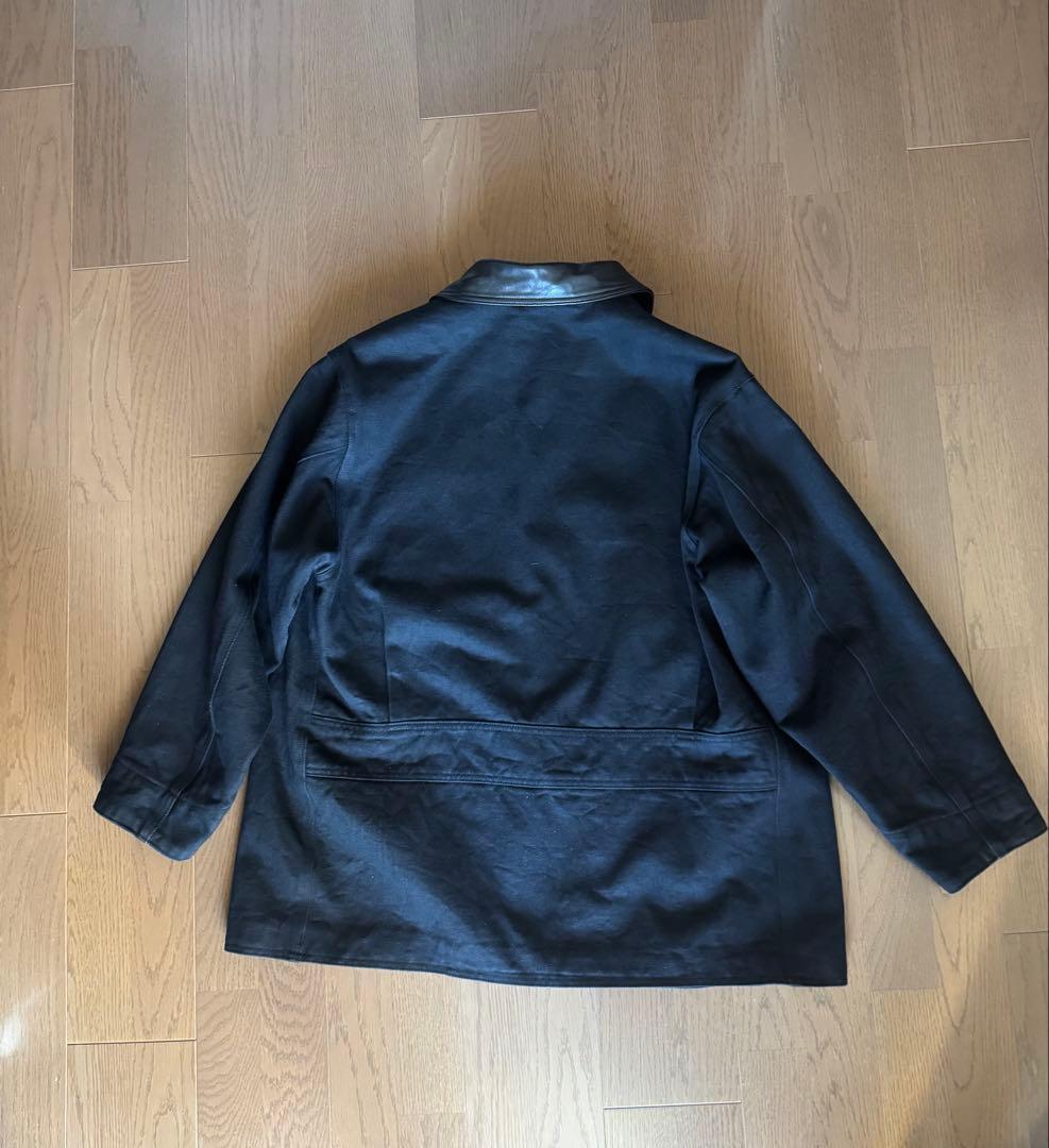 comoli 24aw デニムレザーワークジャケット 1