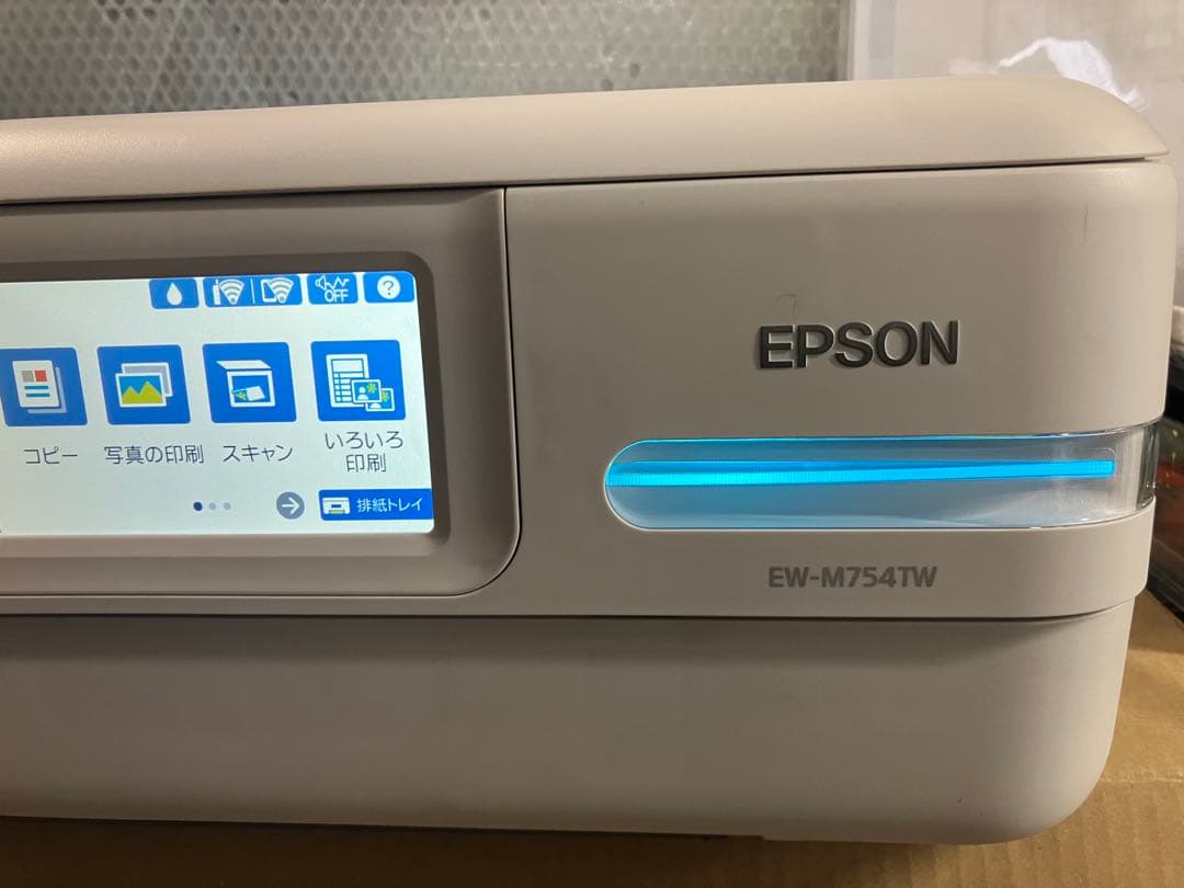 EPSONエコタンク搭載複合機EW-M754TW使用枚数4564 良品
