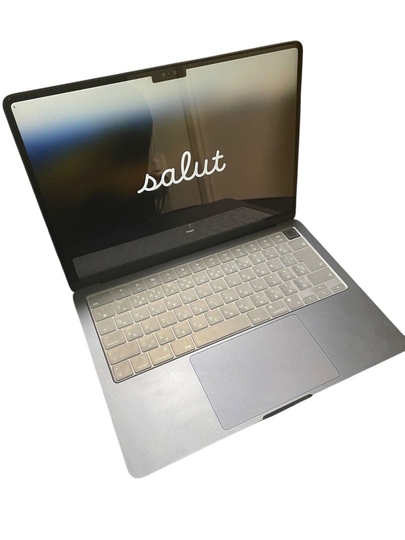 極美品 MacBookAir M2 MLY33J/A ミッドナイト　充放電9回