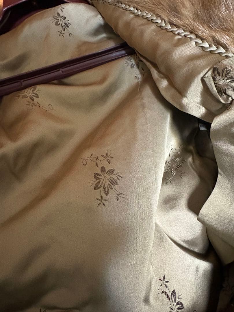 ミンクコート リアルファー ブラウン 毛皮コート