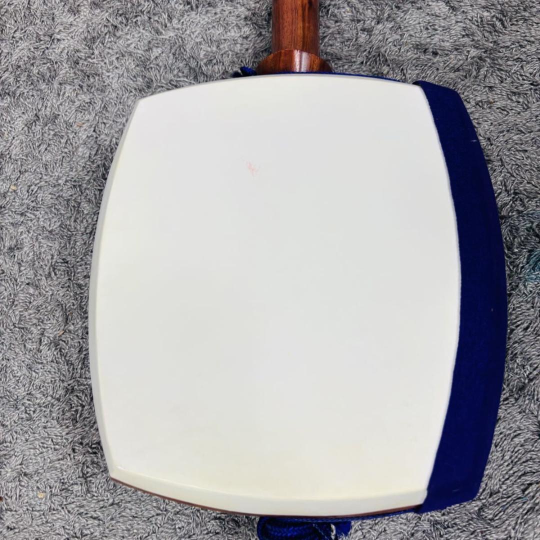 三味線 中棹 正寸 ケース 花梨 和楽器 丸打胴 弦楽器 銀河印 撥