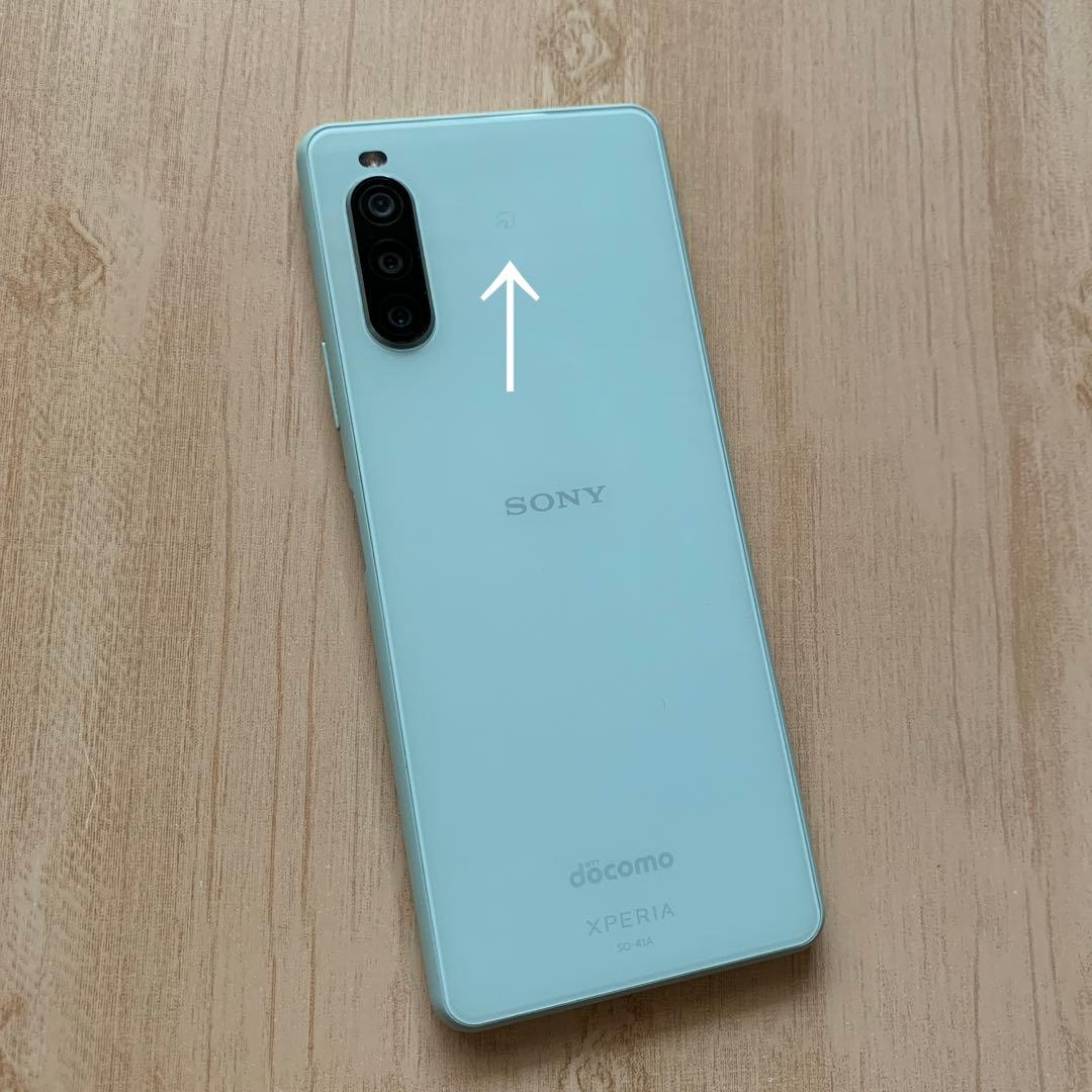 Sony Xperia 10 II docomo ミントグリーン　手帳型ケース付