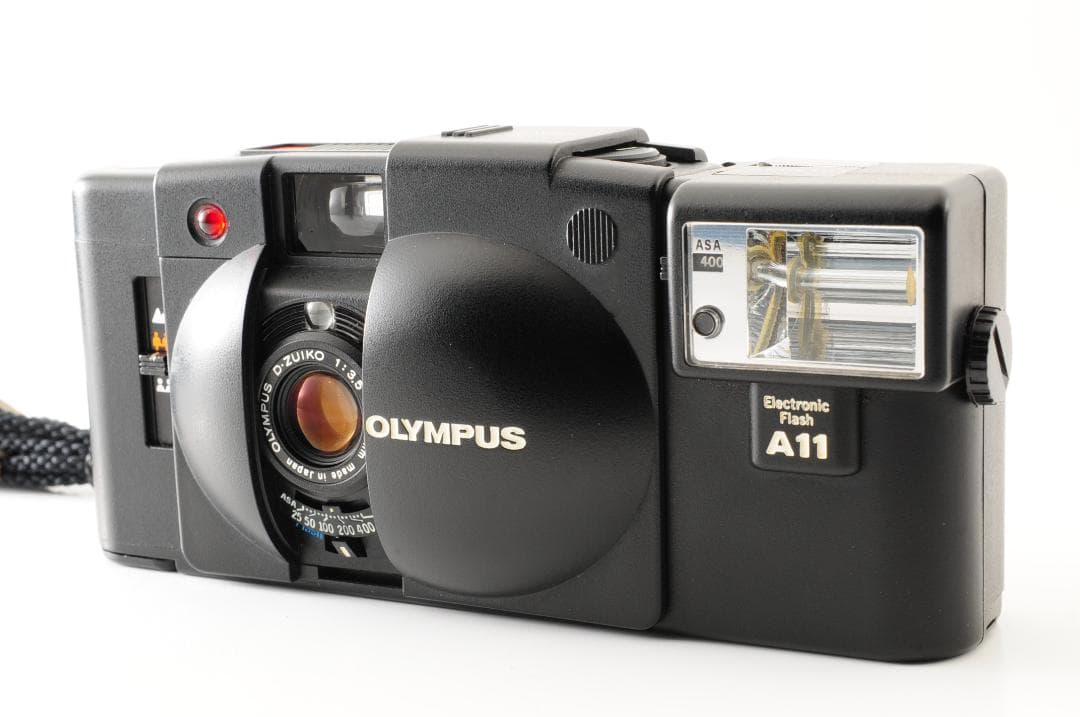 【美品】 オリンパス OLYMPUS XA2 A11 ブラック #302