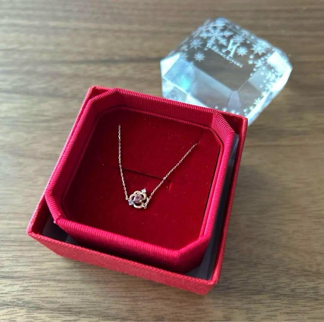 【美品】Vendome Aoyama 花モチーフ ネックレス