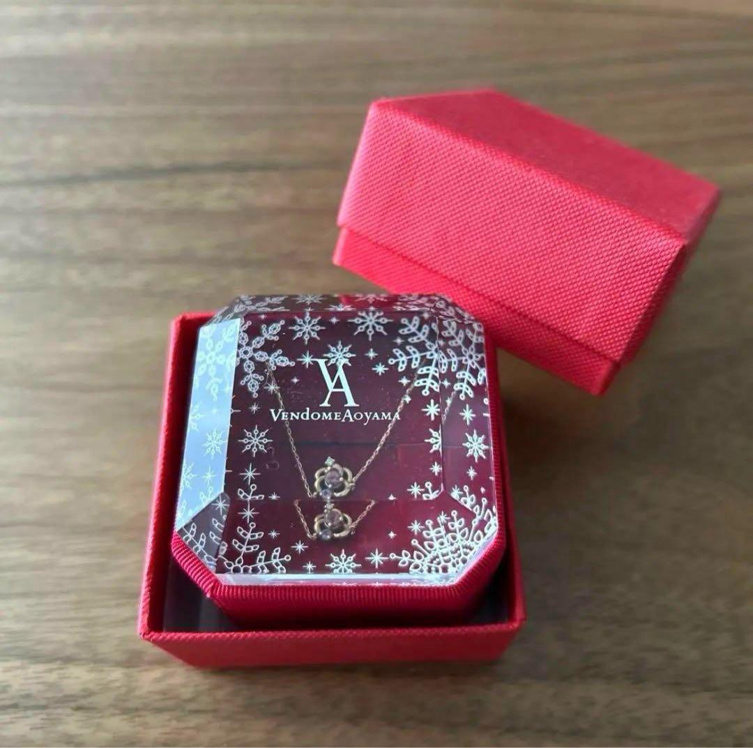 【美品】Vendome Aoyama 花モチーフ ネックレス