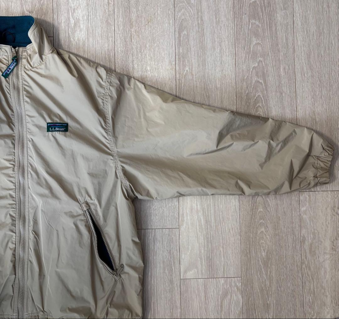 llbean ナイロン　フリース　ジャケット
