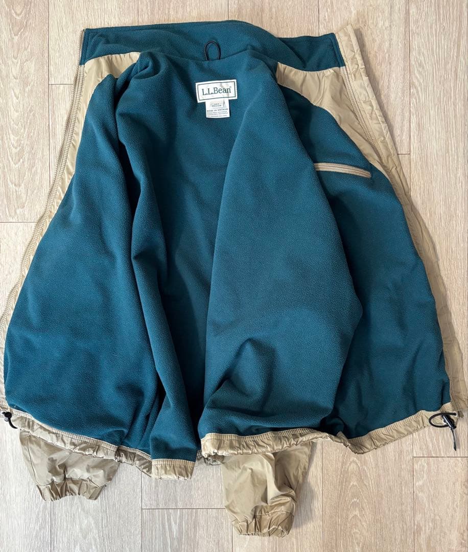 llbean ナイロン　フリース　ジャケット
