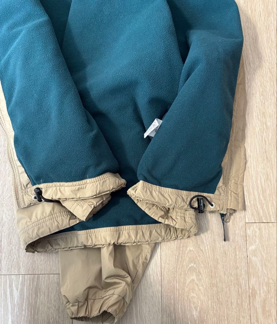 llbean ナイロン　フリース　ジャケット