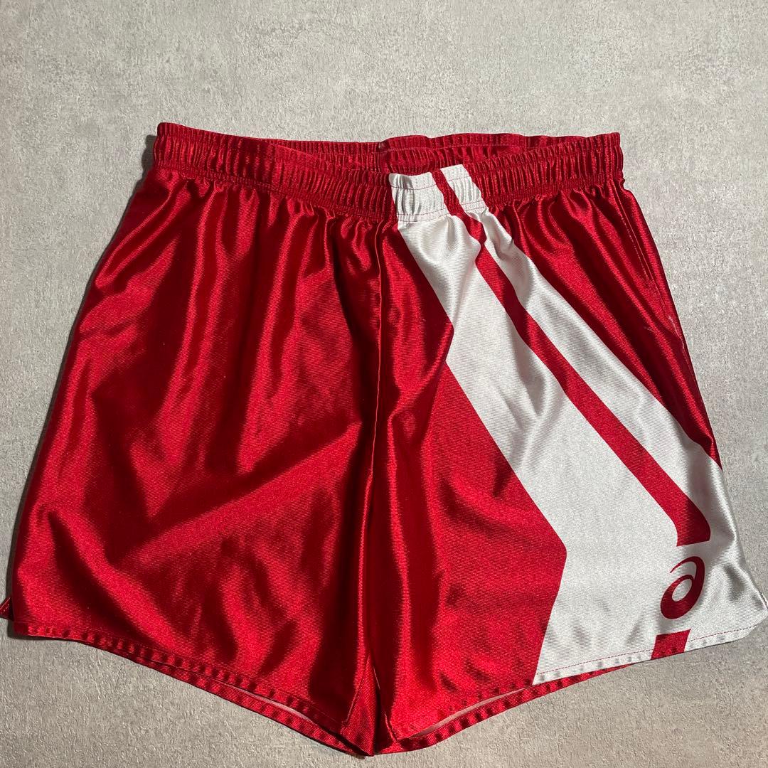 427 アシックス　バレーボール　ゲームパンツ　ハーフパンツ　ショートパンツ