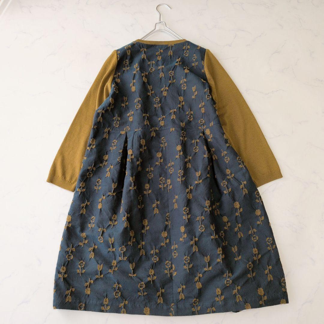 M.&KYOKO エムアンドキョウコ 佐藤繊維 ワンピース 花柄 ニット 2