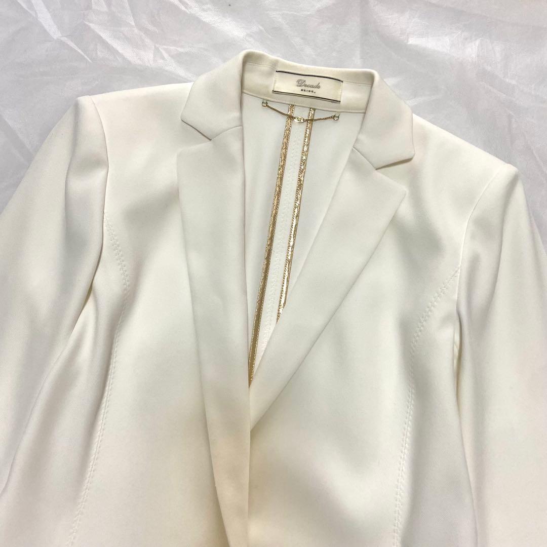 完売品 美品 ベイジ 2023年 LUIZA ルイーザ テーラードジャケット 白