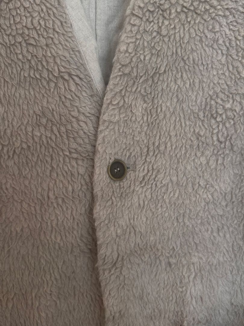 ウールボアロングベスト