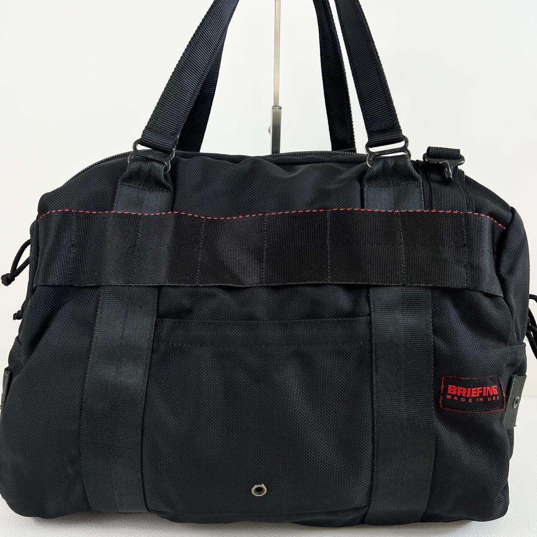 【2way】ブリーフィング デュアルダッフル ボストンバッグ ナイロン 旅行 黒