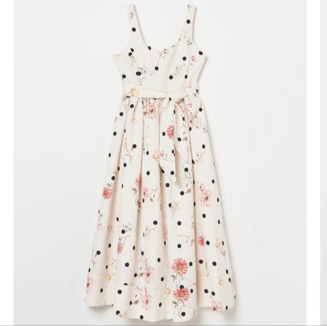 ワンピース ecmile Original dot flower one-piece