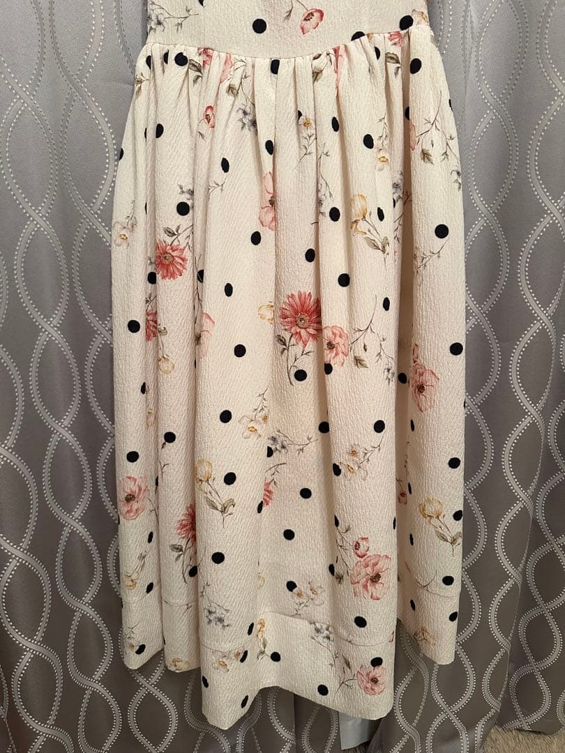 ワンピース ecmile Original dot flower one-piece