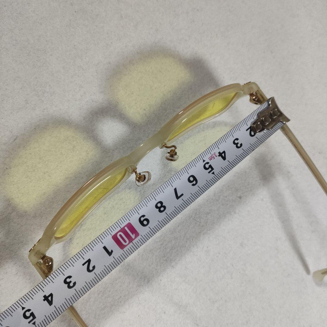 75 超美品　エンポリオアルマーニ　サングラス　イエロー　度無　512 155