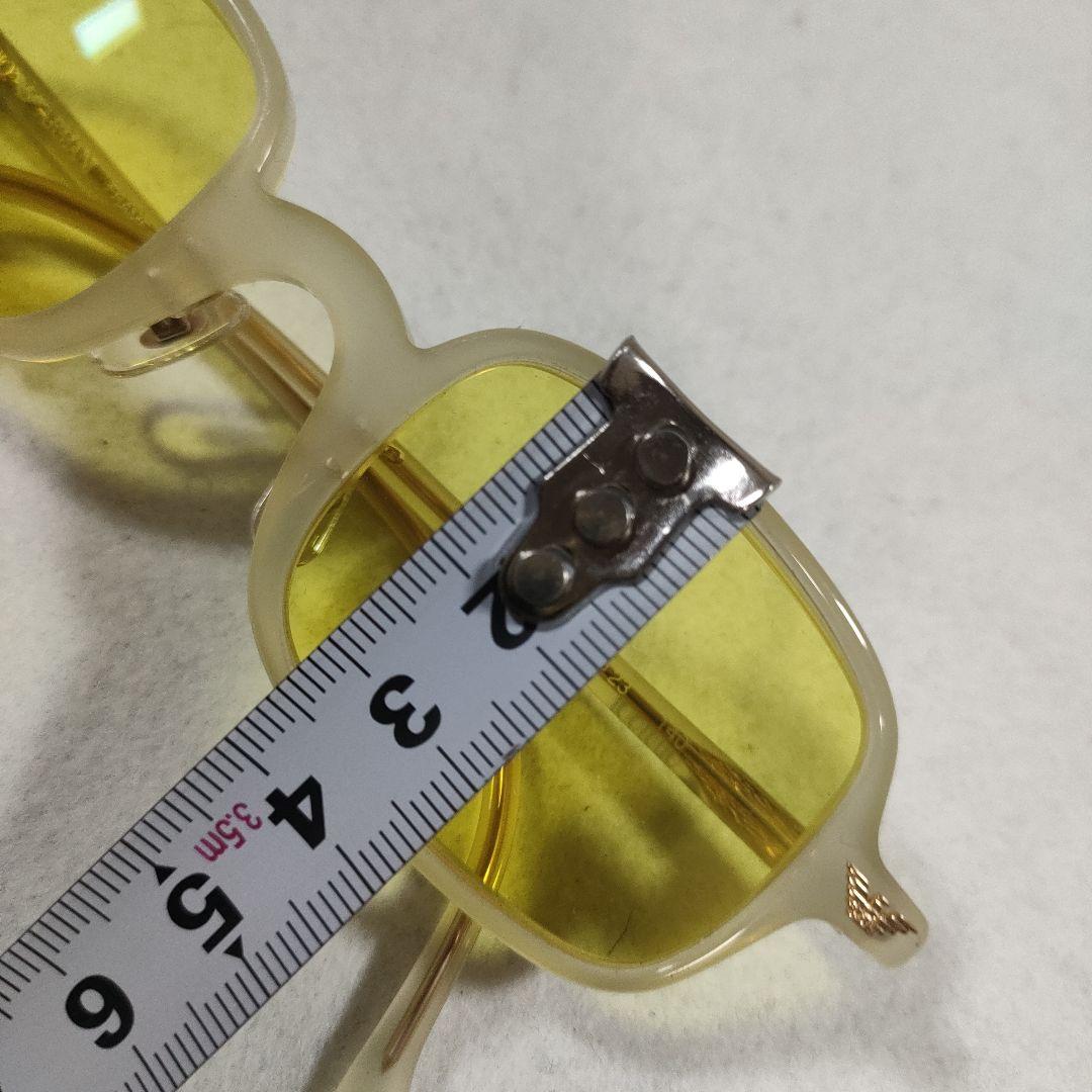 75 超美品　エンポリオアルマーニ　サングラス　イエロー　度無　512 155