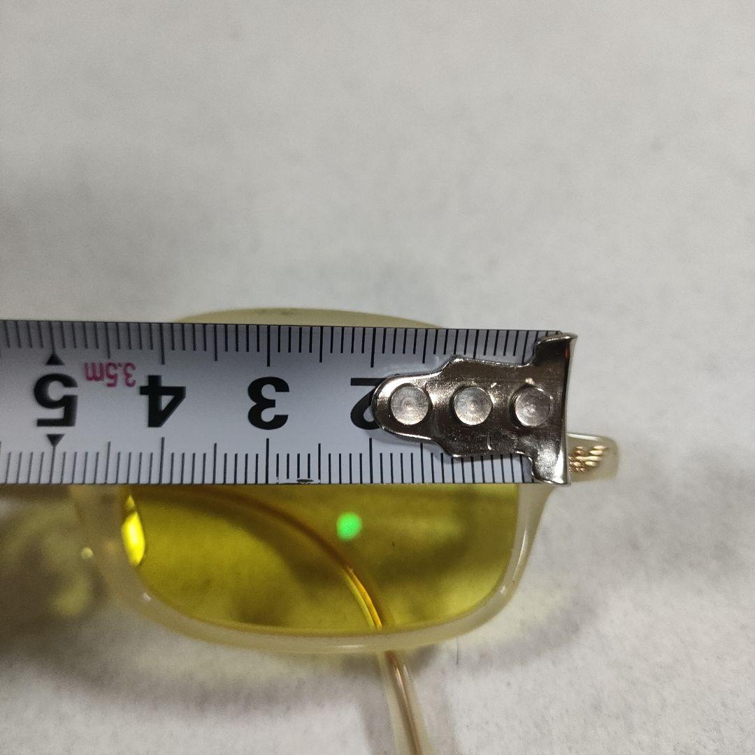 75 超美品　エンポリオアルマーニ　サングラス　イエロー　度無　512 155