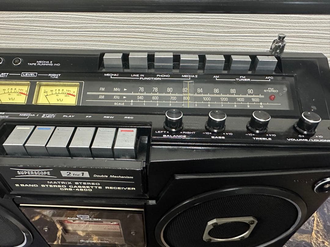 希少品MARANTZマランツSUPERSCOPEラジカセ　CRS-4800整備品