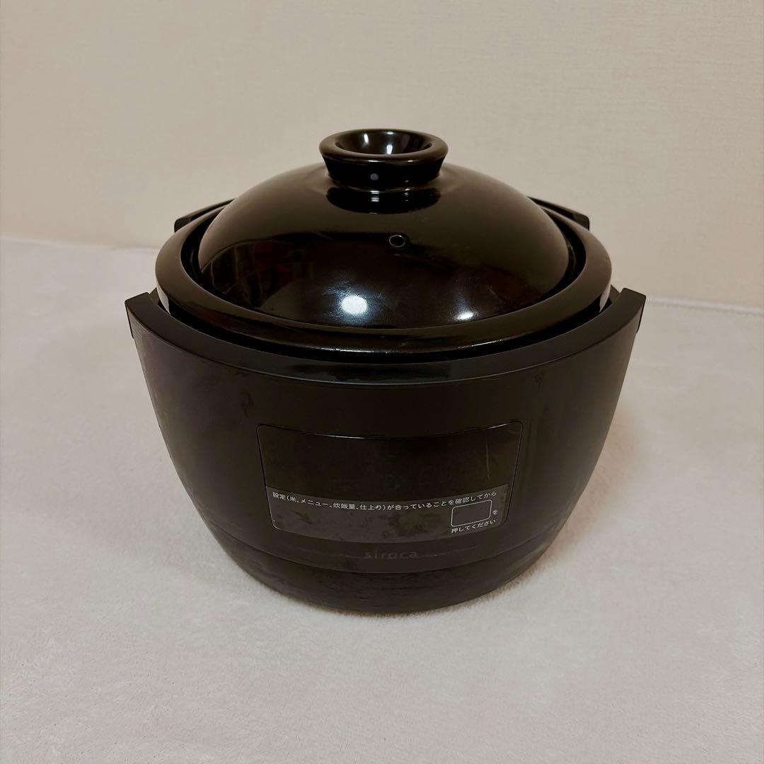 未使用新品★かまどさん　電気★siroca★シロカ★炊飯器★SR-E111★黒