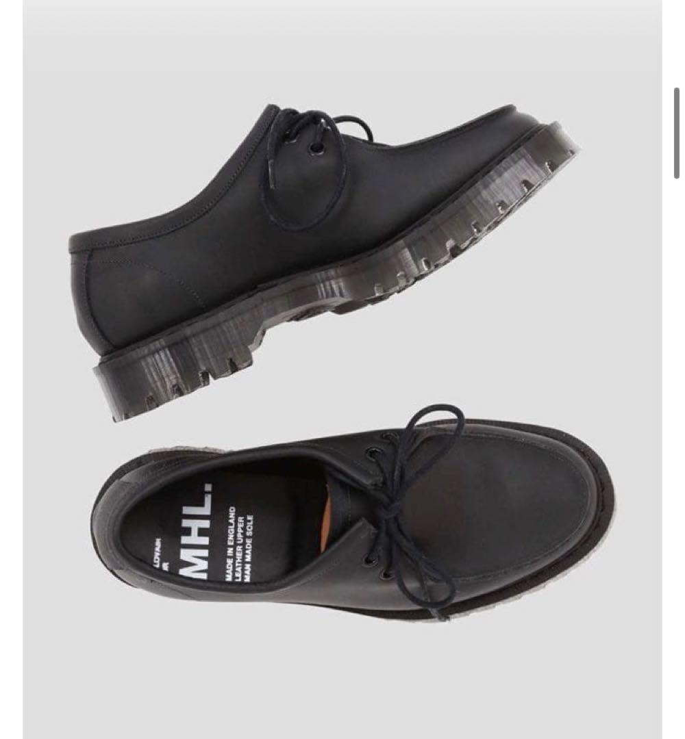 MHL. レザー レースアップシューズ SOLOVAIR