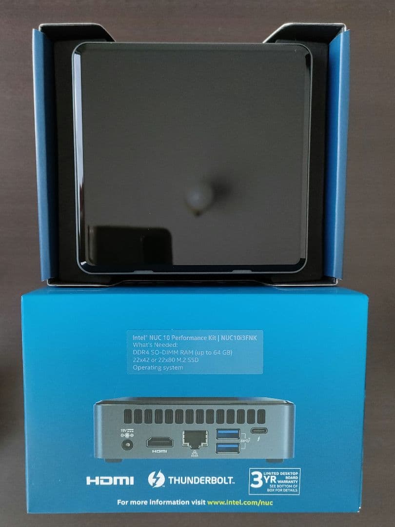 Intel NUC 10i3FNK Win11pro メモリ無 SSD128GB