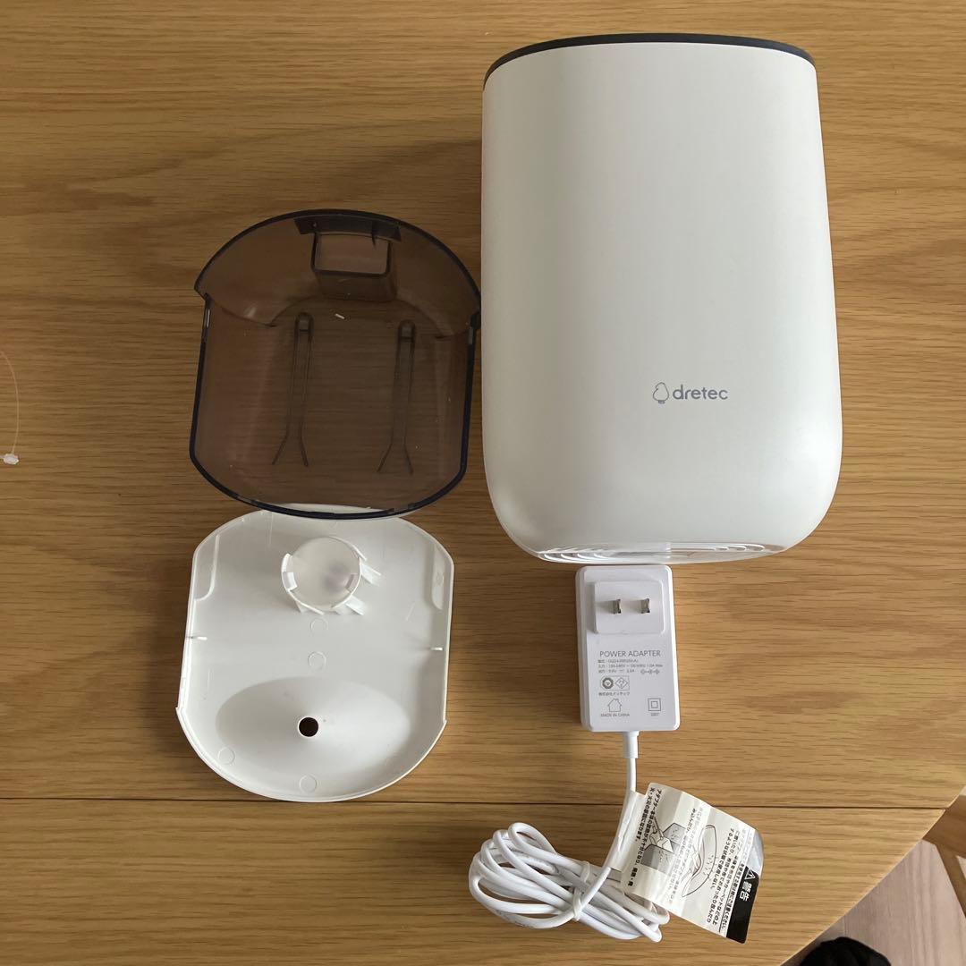 dretec 置き型加湿器 ホワイト