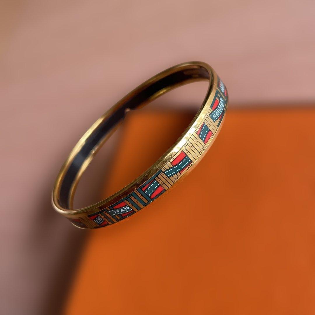 HERMES （エルメス） エマイユ PM 七宝焼き バングルブレスレット
