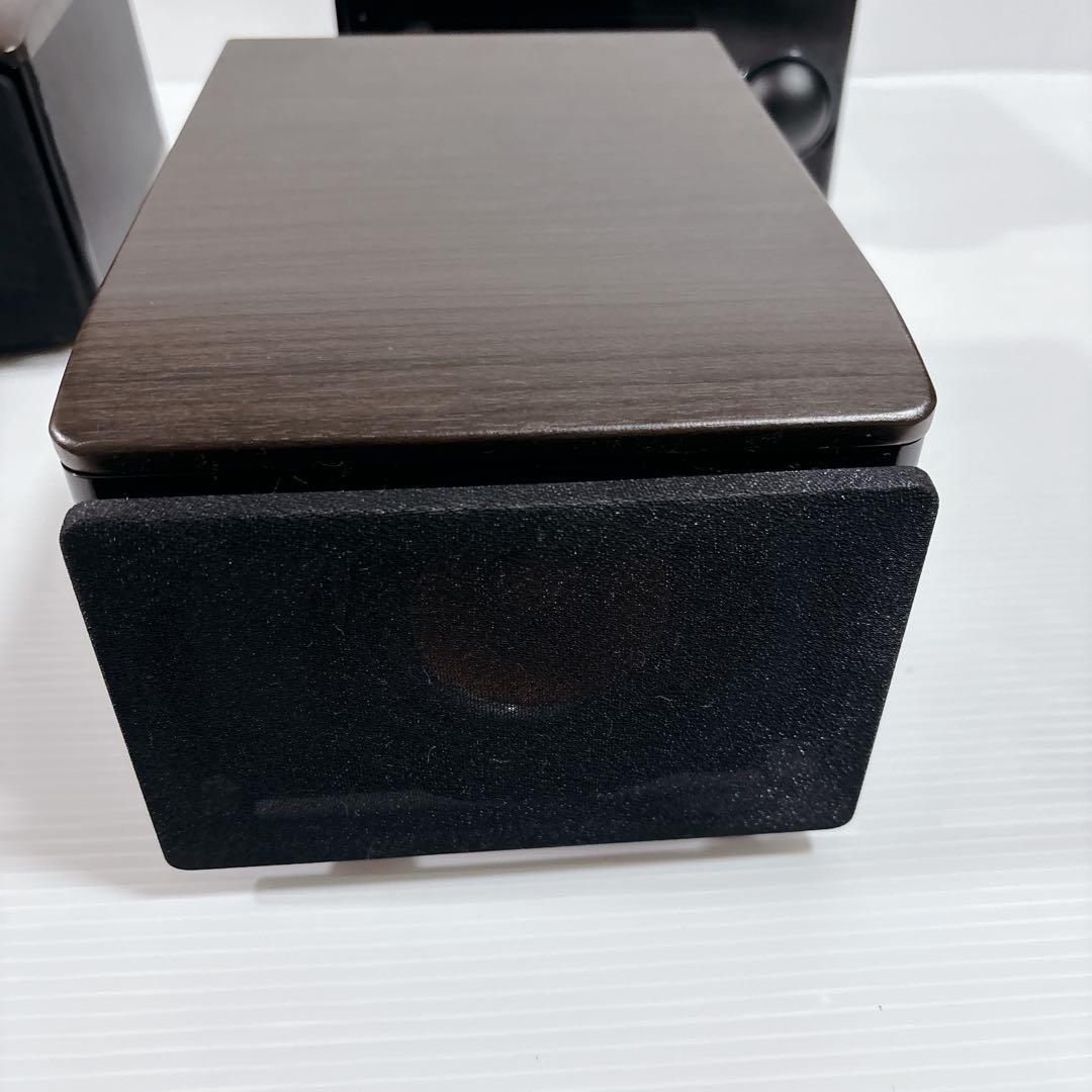 JVC ミニコンポ CDプレーヤー CA-EXS1-B ウッドコーン iPod